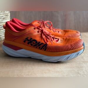 Hoka Orange Sneakers bondi 7